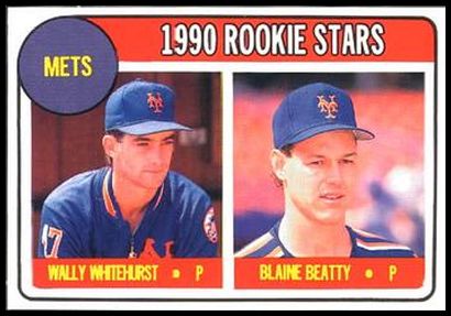 36 Mets Rookies (Wally Whitehurst Blaine Beatty)